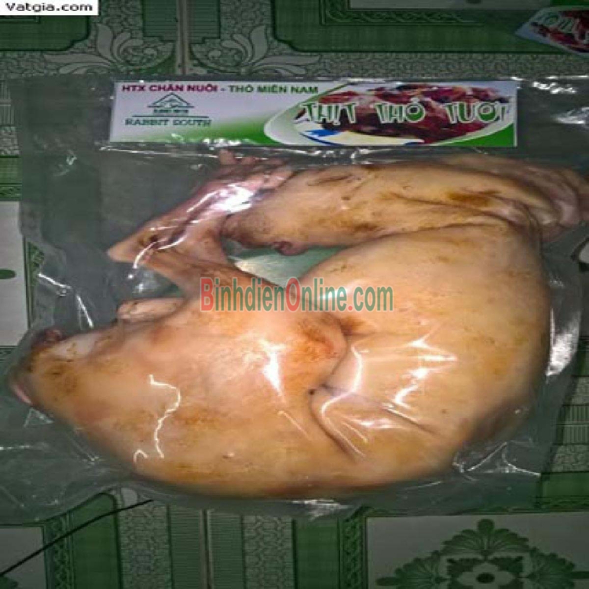 Thỏ làm sạch nguyên con  tươi ngon, nuôi tự nhiên 2-2,5 kg/con Xuất xứ Tây Ninh