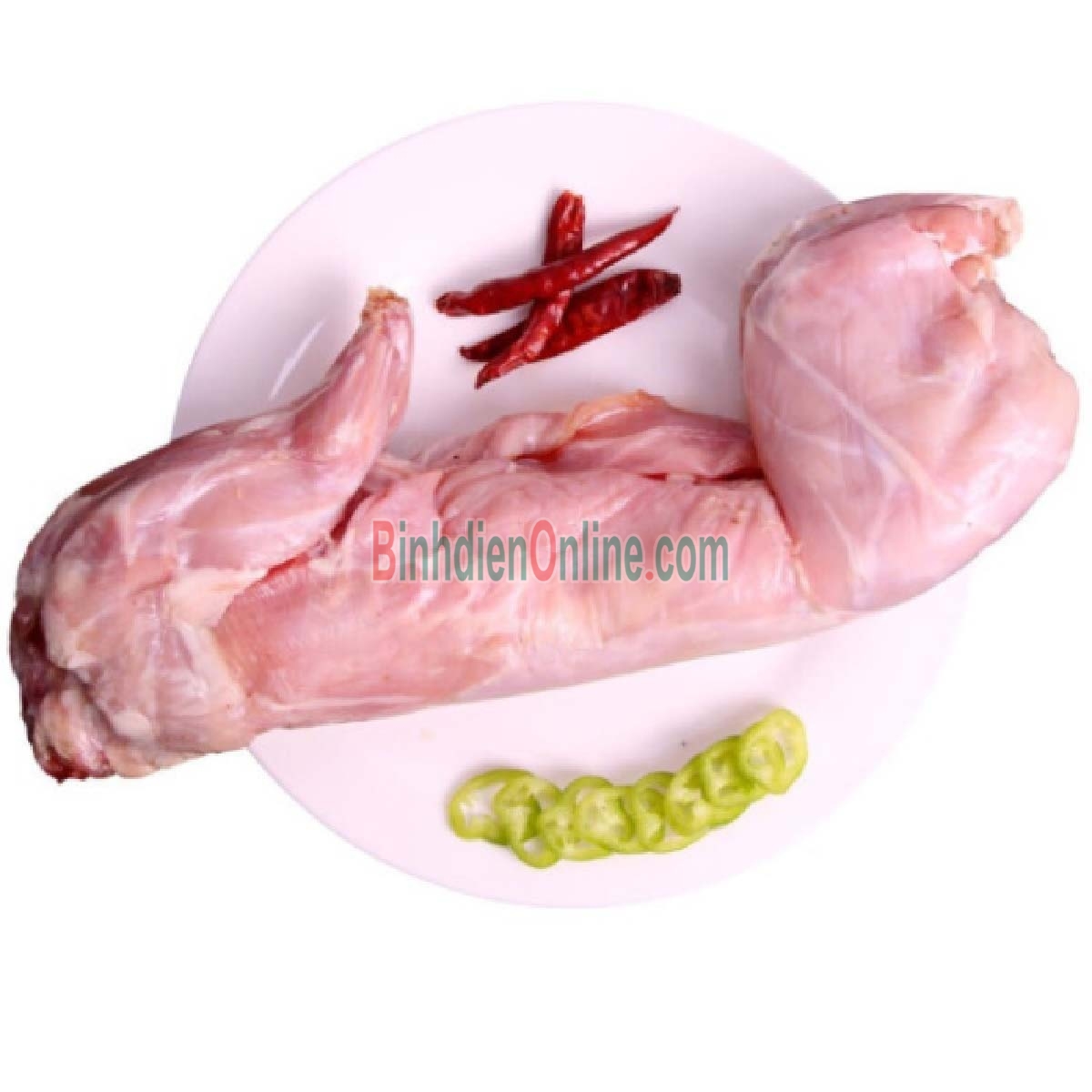 Thỏ làm sạch nguyên con  hảo hạng, nuôi tự nhiên 2-2,5 kg/con Xuất xứ Tây Ninh