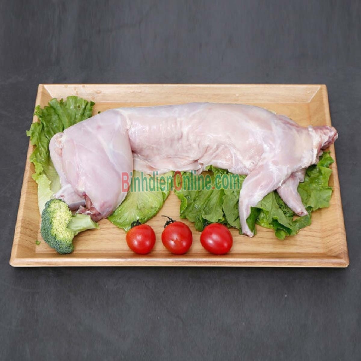 Thỏ làm sạch nguyên con  tươi ngon, nuôi tự nhiên 2-2,5 kg/con Xuất xứ Lâm Đồng