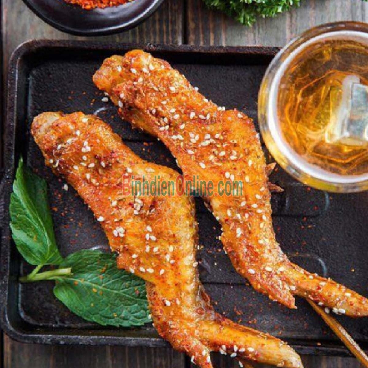 Cánh gà nguyên loại lớn thơm ngon và an toàn Bán theo kg Xuất xứ Long An