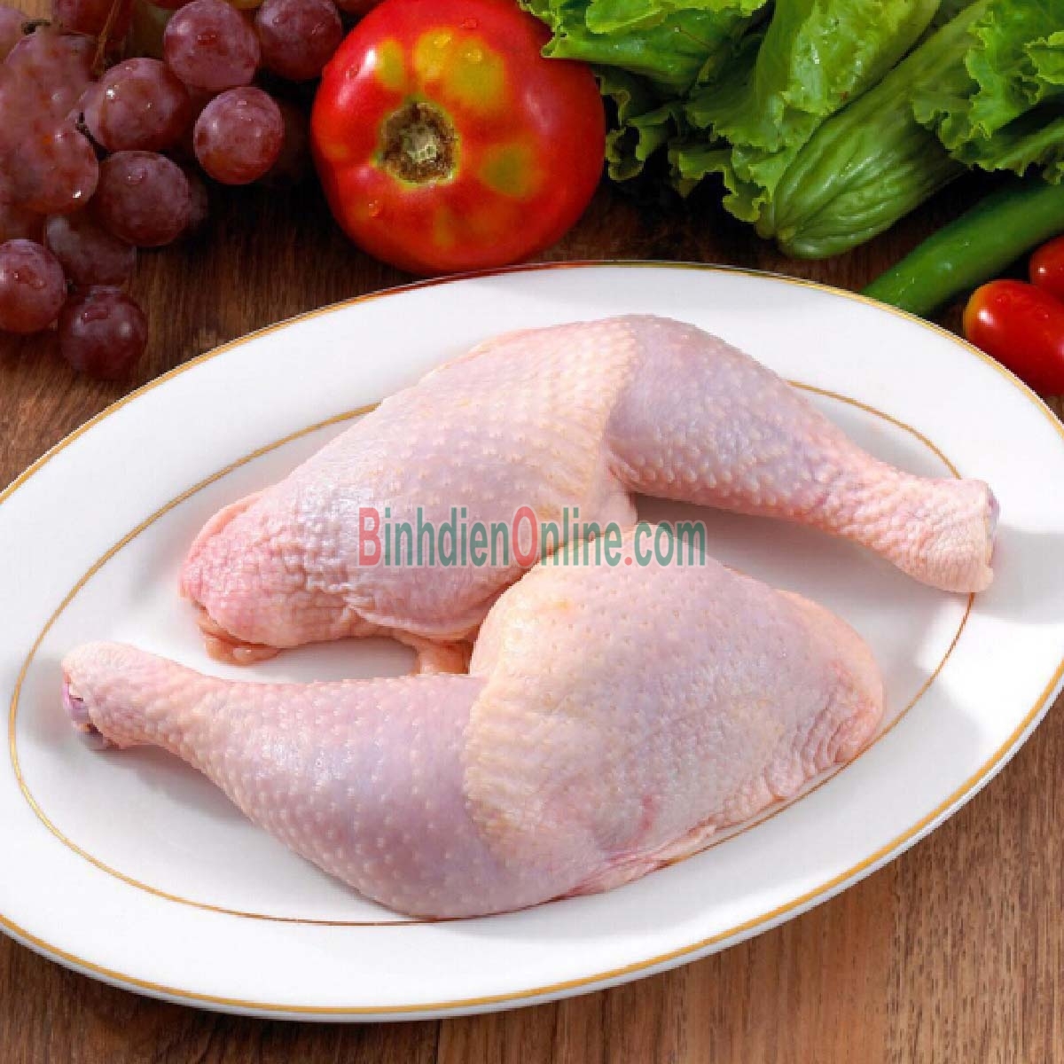 Đùi gà góc tư loại 1 chất lượng Loại nhỏ Xuất xứ Đồng Nai