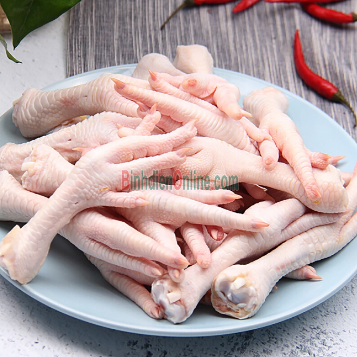 Chân gà tươi loại 1 an toàn và thơm ngon Bán theo kg Xuất xứ Đồng Tháp