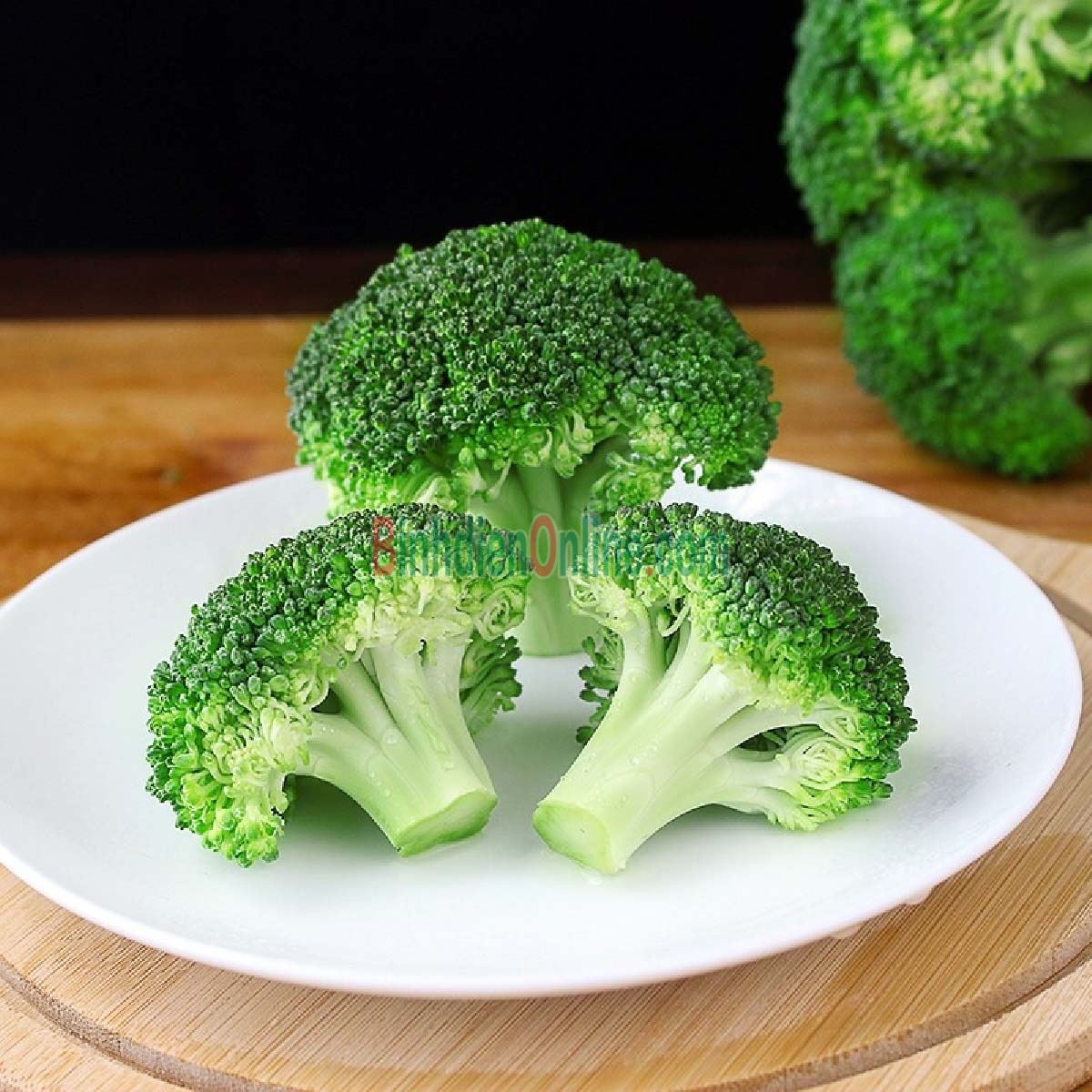 Bông cải xanh  tươi 2-3 bông/kg Xuất xứ Lâm Đồng