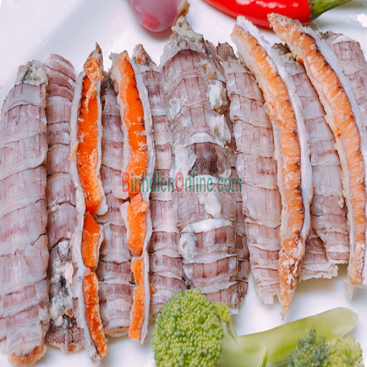 Tôm tít gạch  tách vỏ đông lạnh 50-70 con/kg Xuất xứ Sóc Trăng