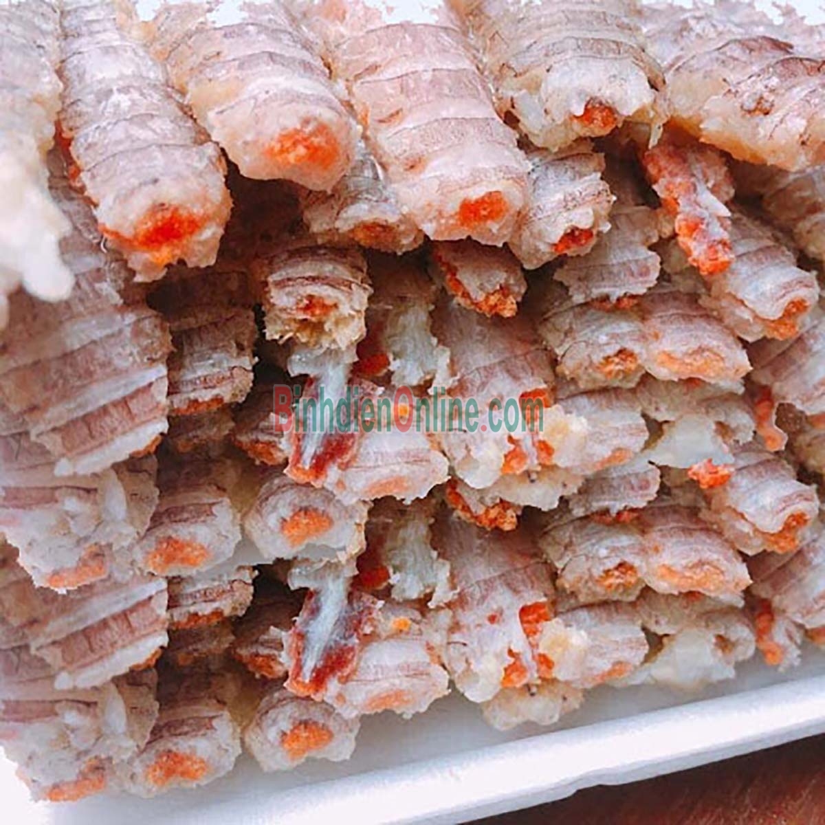 Tôm tít gạch  tách vỏ đông lạnh Trên 90 con/kg Xuất xứ Bình Thuận