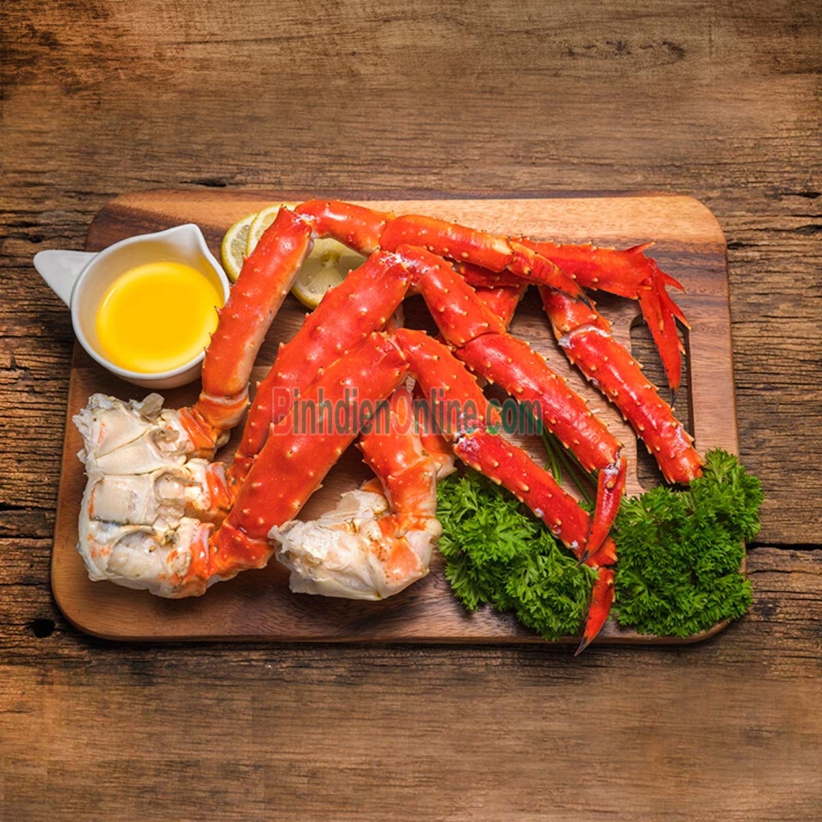 Chân cua hoàng đế đông lạnh loại 1 800gr-1 kg/cụm Xuất xứ Canada
