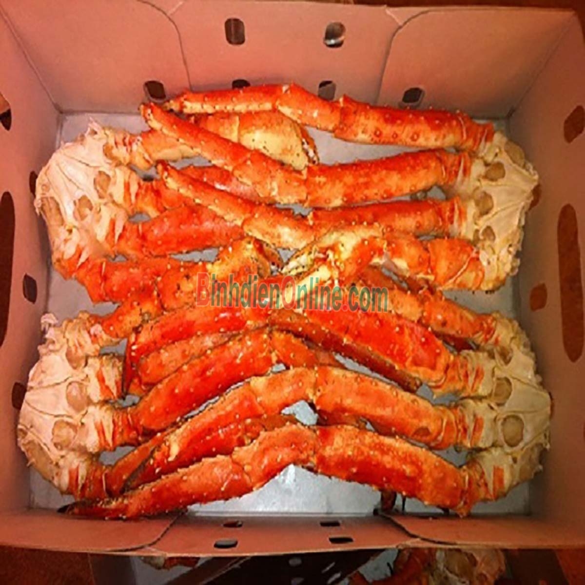Chân cua hoàng đế đông lạnh loại 1 800gr-1 kg/cụm Xuất xứ Ireland