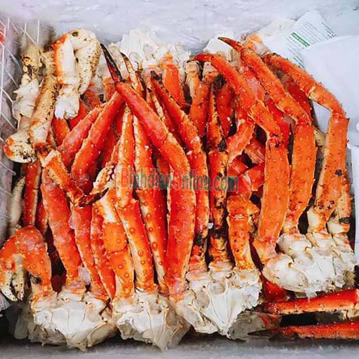 Chân cua hoàng đế đông lạnh 800gr-1 kg/cụm Xuất xứ Canada