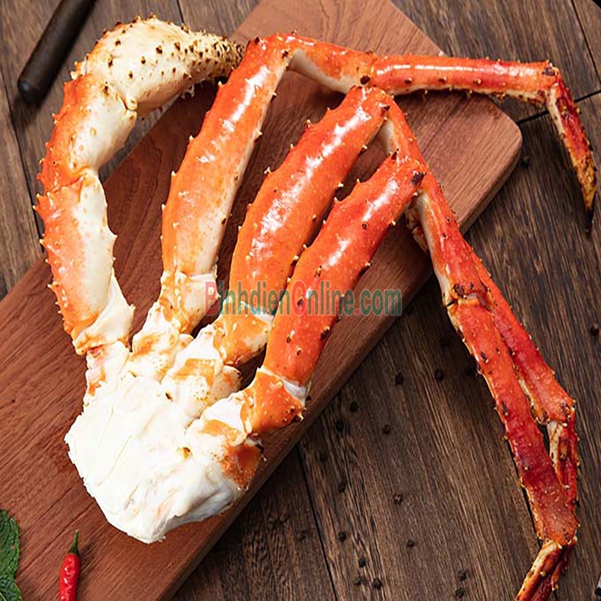 Chân cua hoàng đế đông lạnh 800gr-1 kg/cụm Xuất xứ Ireland