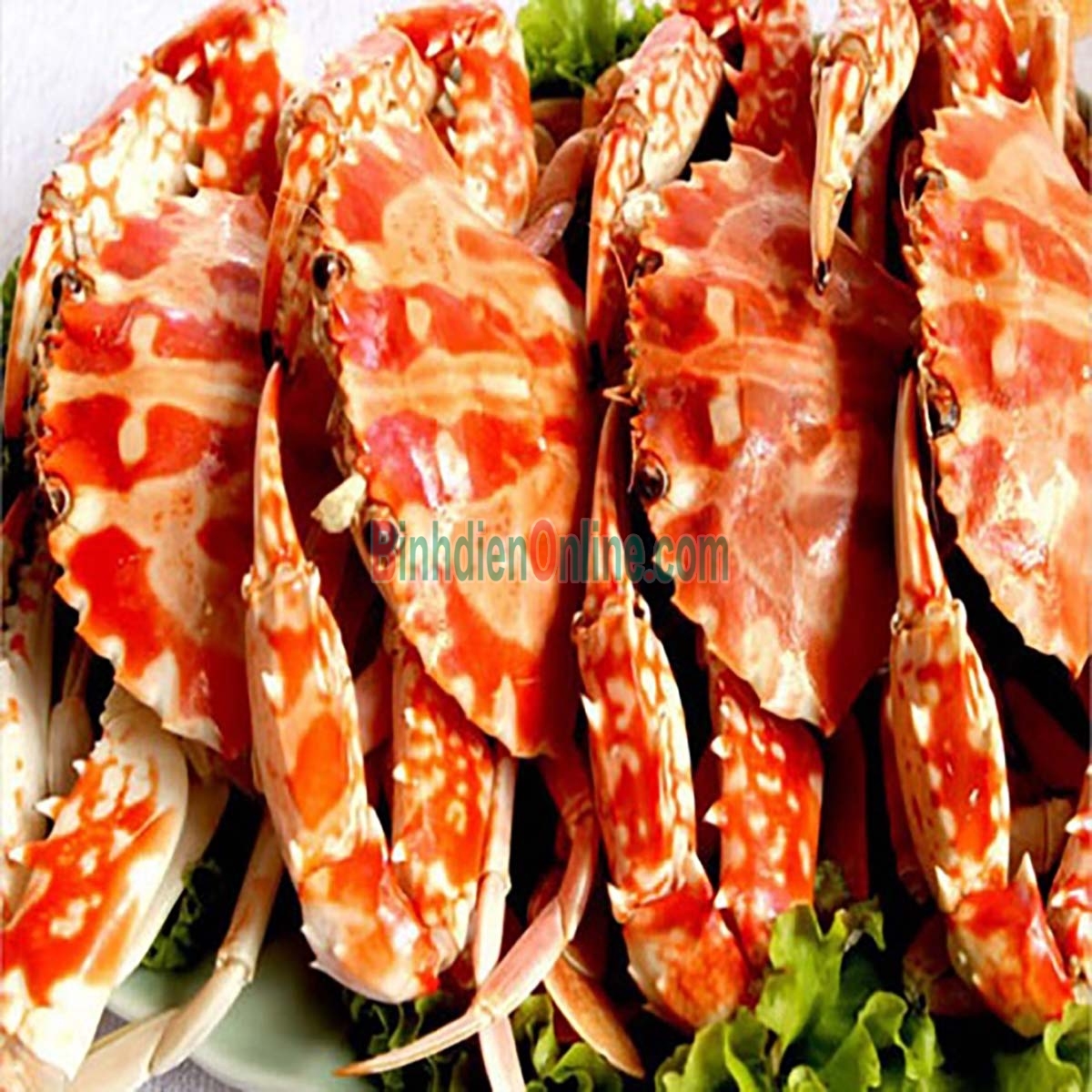 Ghẹ đỏ đông lạnh đảm bảo chất lượng 5-6 con/kg Xuất xứ Khánh Hòa