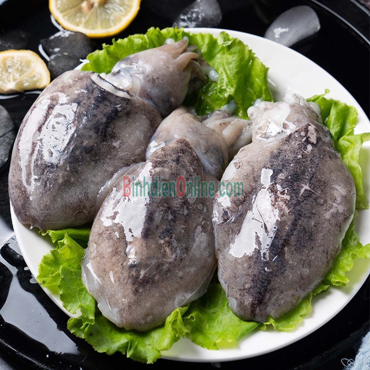 Mực nang đông lạnh còn da giá tốt 8-10 con/kg Xuất xứ Bình Thuận