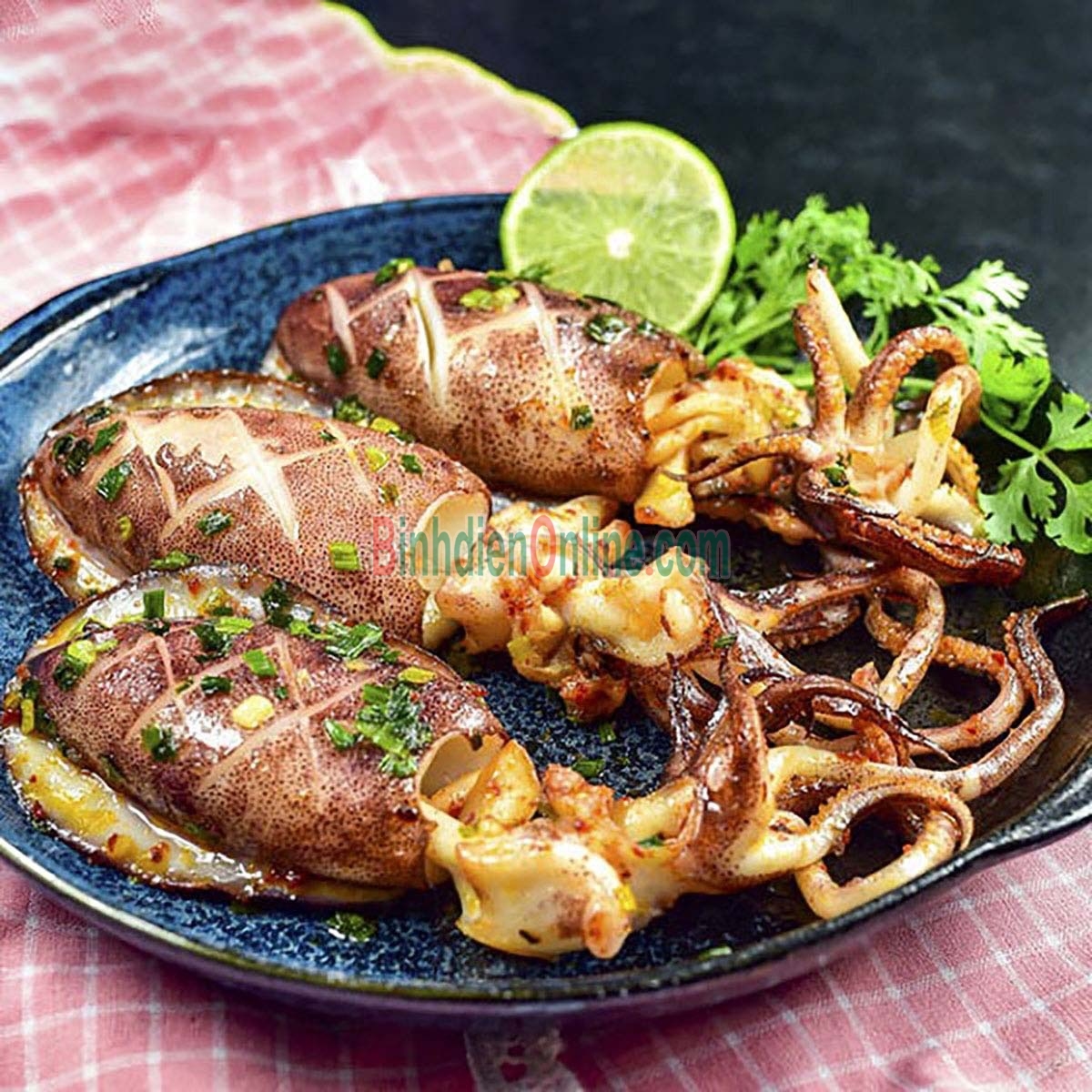 Mực lá tươi, đánh bắt tự nhiên 3-4 con/kg Xuất xứ Kiên Giang