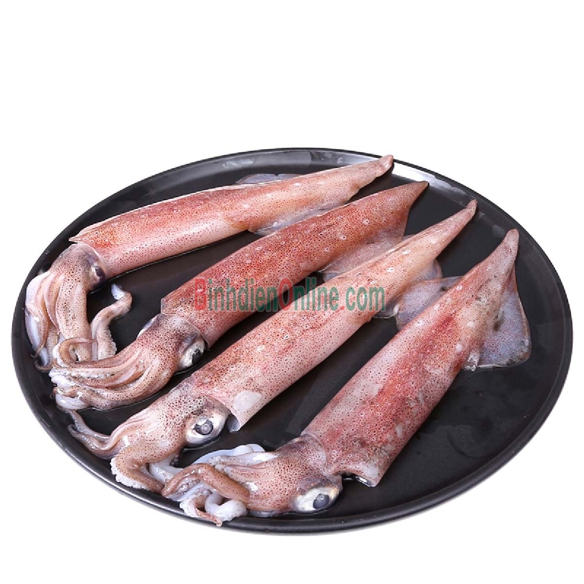 Mực ống câu loại 1, vừa đánh bắt 9-12 con/kg Xuất xứ Cà Mau