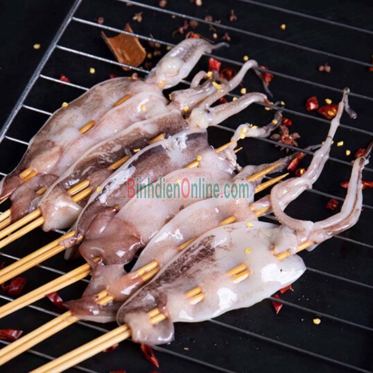 Mực ống câu tươi sống giá tốt 5-6 con/kg Xuất xứ Khánh Hòa