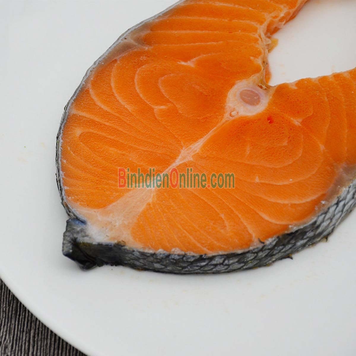 Cá hồi đông lạnh cắt khoanh thơm ngon Bán theo kg Xuất xứ NaUy