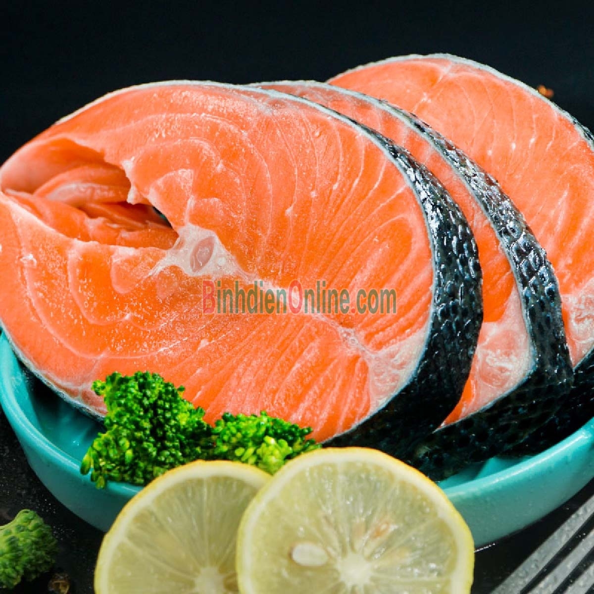 Cá hồi tươi cắt khoanh an toàn và ngon tuyệt Bán theo kg Xuất xứ Chile