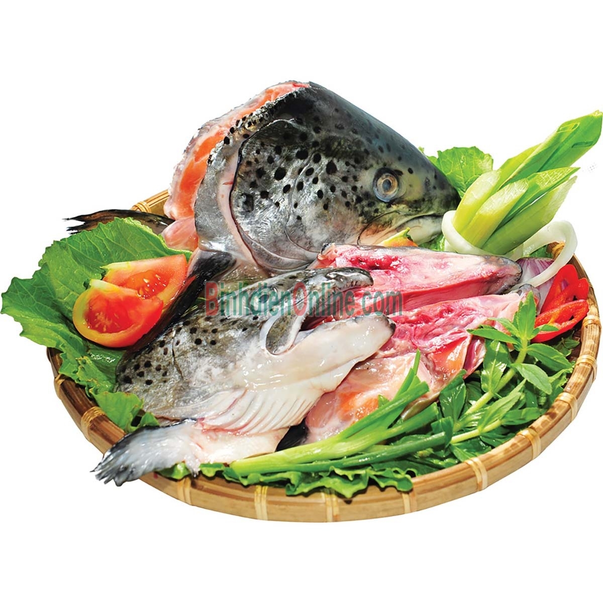Đầu cá hồi tươi sống nhập khẩu ngon và bổ dưỡng 700-900 gr/đầu Xuất xứ Nga