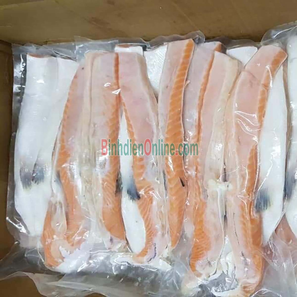 Lườn cá hồi tươi nhập khẩu an toàn và ngon Bán theo kg Xuất xứ Canada