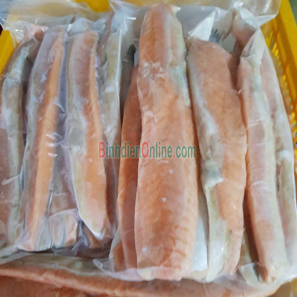 Lườn cá hồi tươi an toàn giá tốt Bán theo kg Xuất xứ NaUy