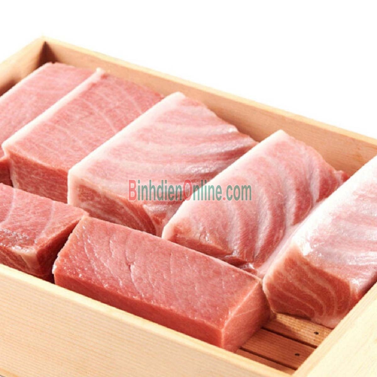Cá ngừ cắt saku đông lạnh thượng hạng 700-800 gr/miếng Xuất xứ Phú Yên