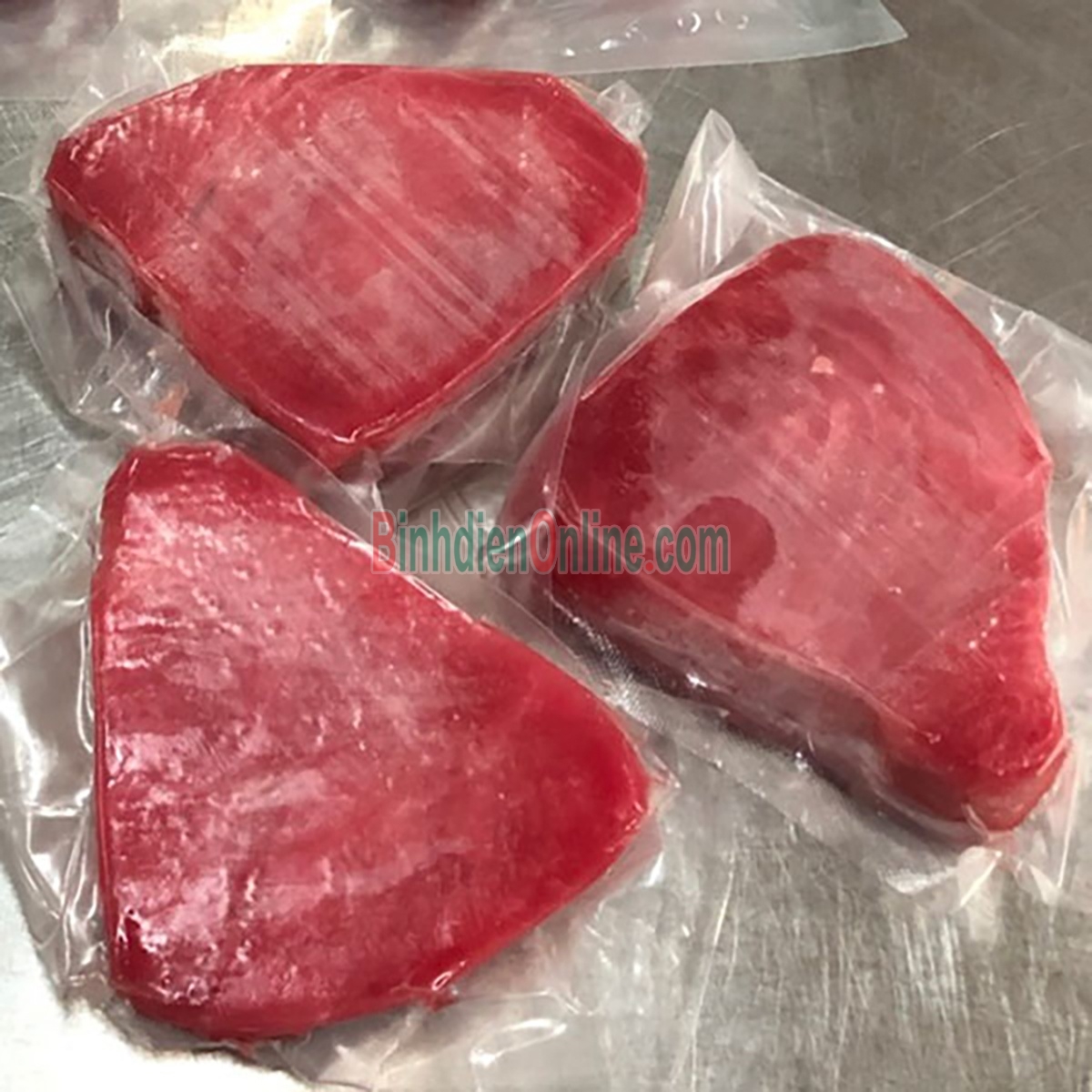 Cá ngừ loin cắt lát đông lạnh chất lượng Gói 400-600gr Xuất xứ Bình Định