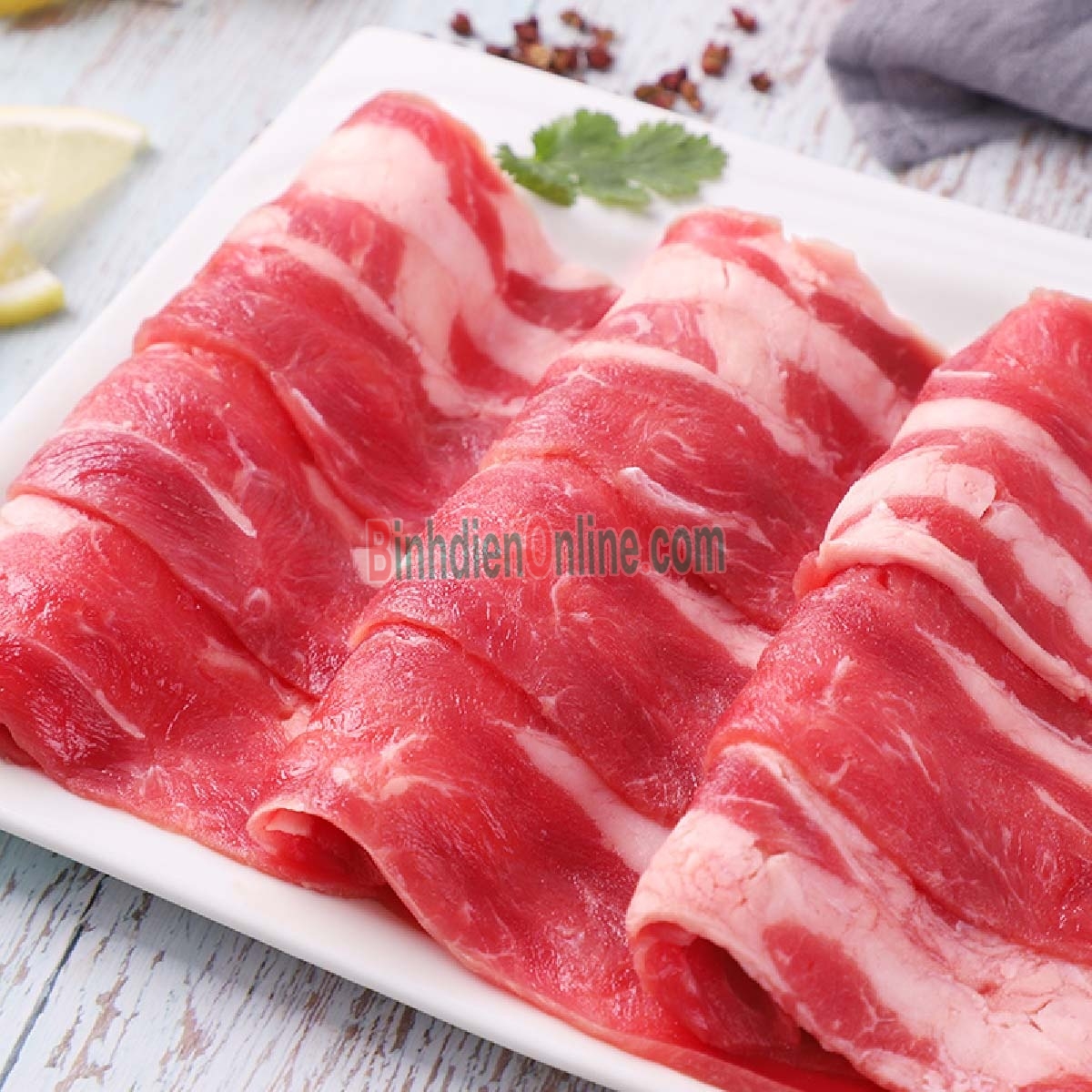 Ba chỉ bò tươi nuôi thiên nhiên đồng cỏ giá tốt Bán theo kg Xuất xứ Úc