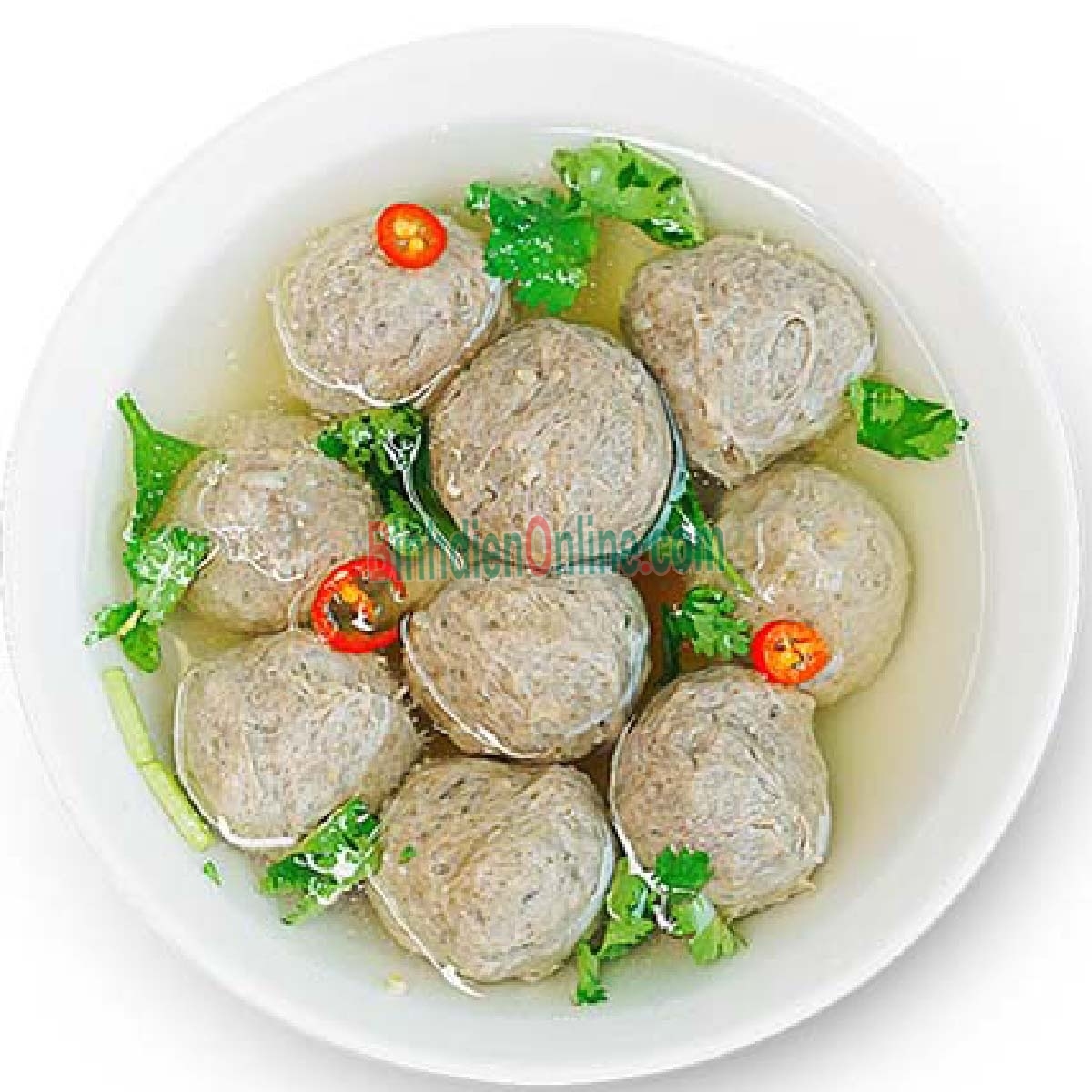 Bò viên thơm ngon tự nhiên, sản xuất an toàn Gói 500gr Xuất xứ Việt Nam