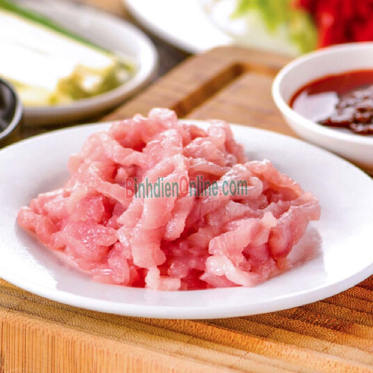 Nạc vai heo tươi ngon, giá tốt Bán theo kg Xuất xứ Đồng Tháp
