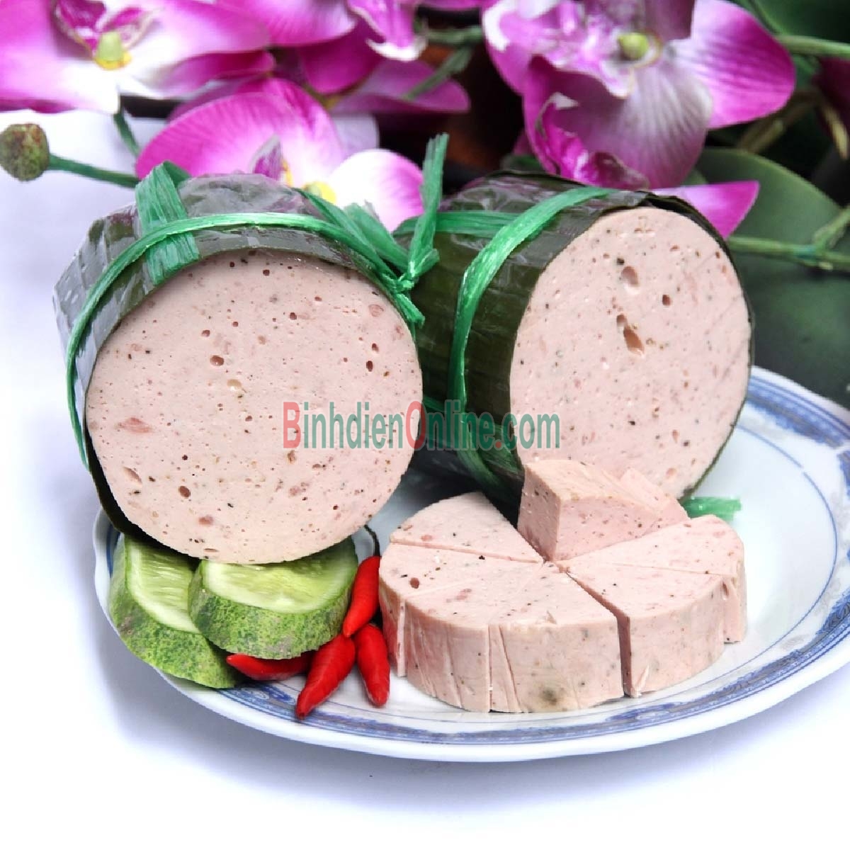Chả lụa  quết thượng hạng 500 gr/cây Xuất xứ Hà Nội