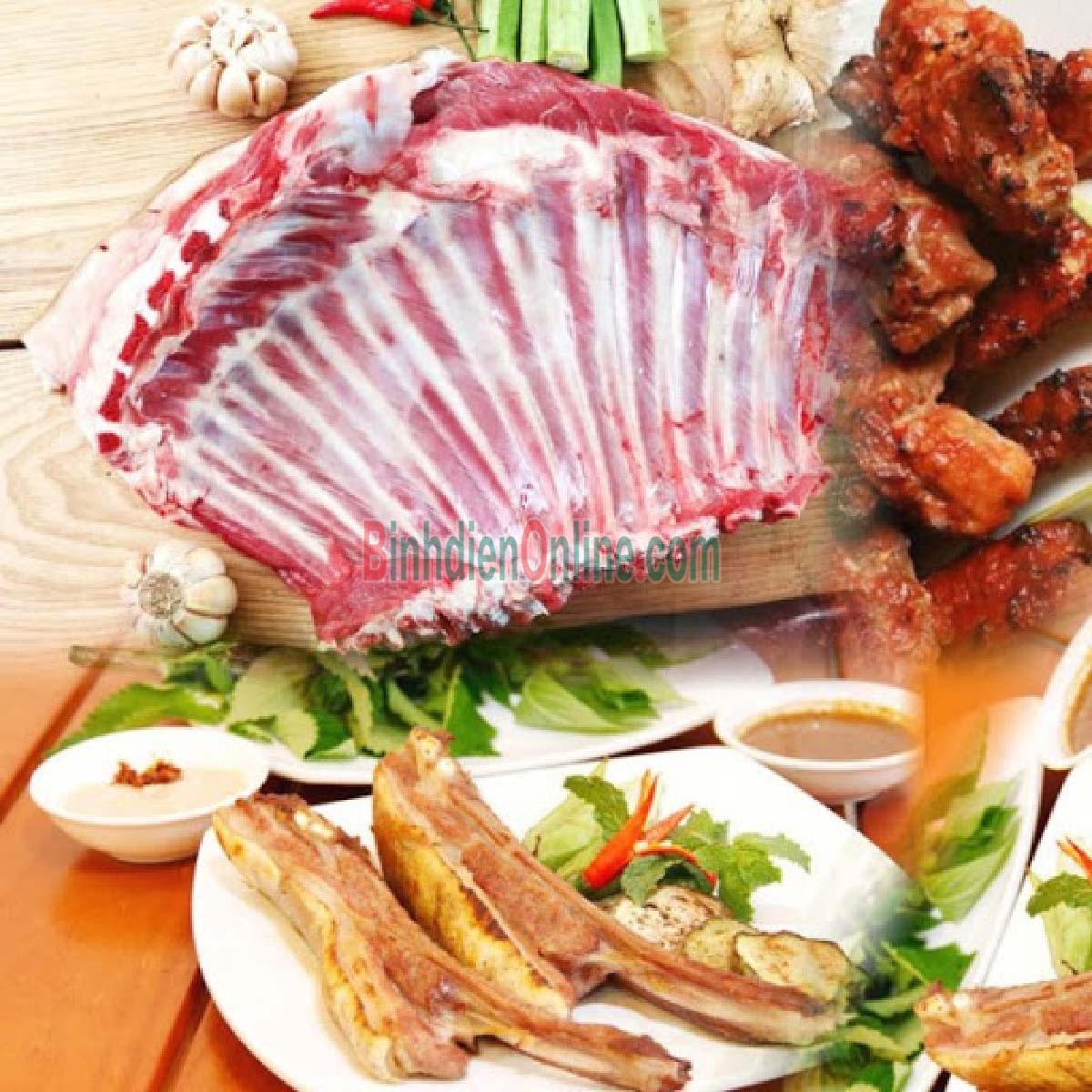 Sườn dê tươi tuyệt hảo - nuôi an toàn Bán theo kg Xuất xứ Đồng Nai