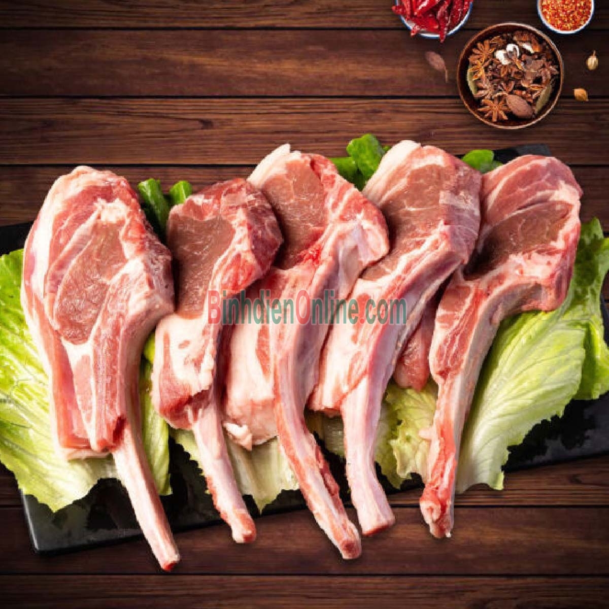 Sườn cừu tươi loại ngon, nuôi an toàn Bán theo kg Xuất xứ Ninh Thuận