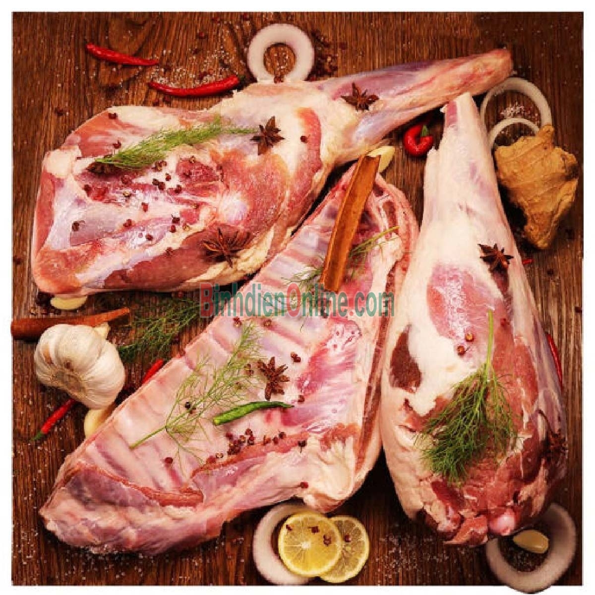 Đùi cừu  tươi ngon, nuôi an toàn 2-3 kg/cái Xuất xứ Ninh Thuận
